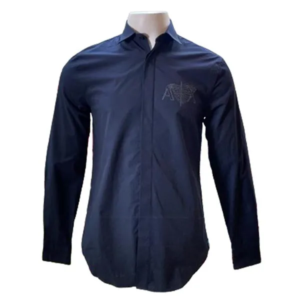 Áo Sơ Mi Nam Armani Exchange 6LZC12/ZNTQZ - GD04 Màu Xanh Đen Size S