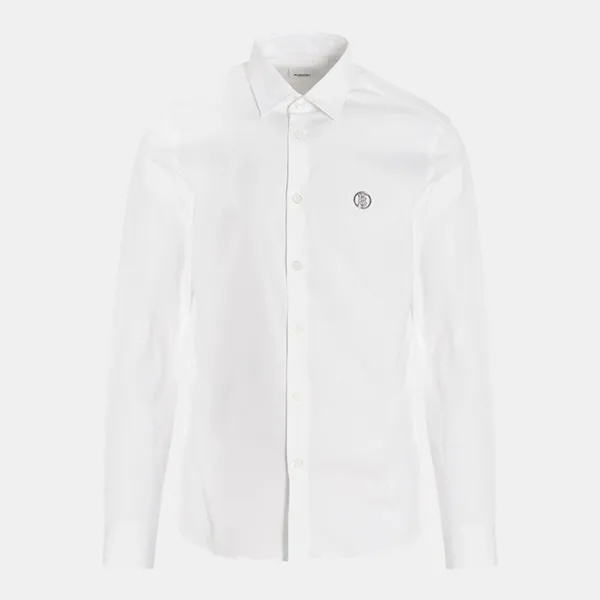 Áo Sơ Mi Nam Burberry Tag TB Shirt 8042771 Màu Trắng Size XXS