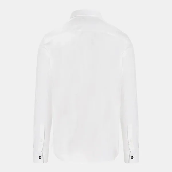 Áo Sơ Mi Nam Burberry Tag TB Shirt 8042771 Màu Trắng Size XXS