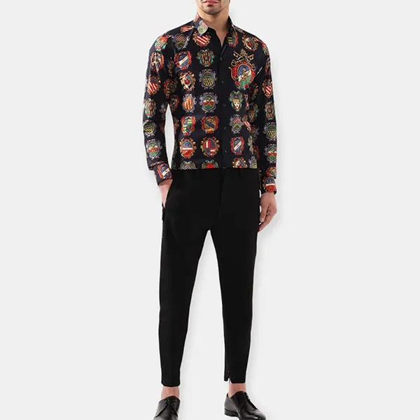 Áo Sơ Mi Nam Dolce & Gabbana D&G Martini G5EJ1T Phối Màu Size 40