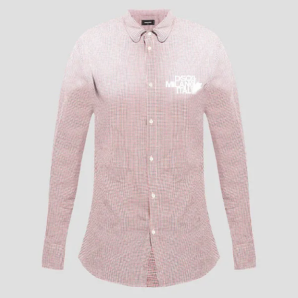 Áo Sơ Mi Nam Dsquared2 Checked With Logo Printed S71DM0509 S52967 Phối Màu