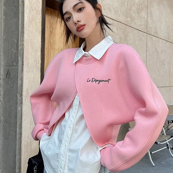 Áo Sơ Mi Nữ Le Dépaysement Paris Màu Hồng Size S