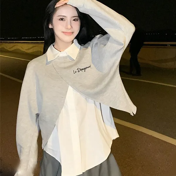 Áo Sơ Mi Nữ Le Dépaysement Paris Màu Xám Size S - Thời trang - Vua Hàng Hiệu