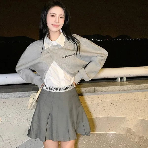 Áo Sơ Mi Nữ Le Dépaysement Paris Màu Xám Size S - Thời trang - Vua Hàng Hiệu