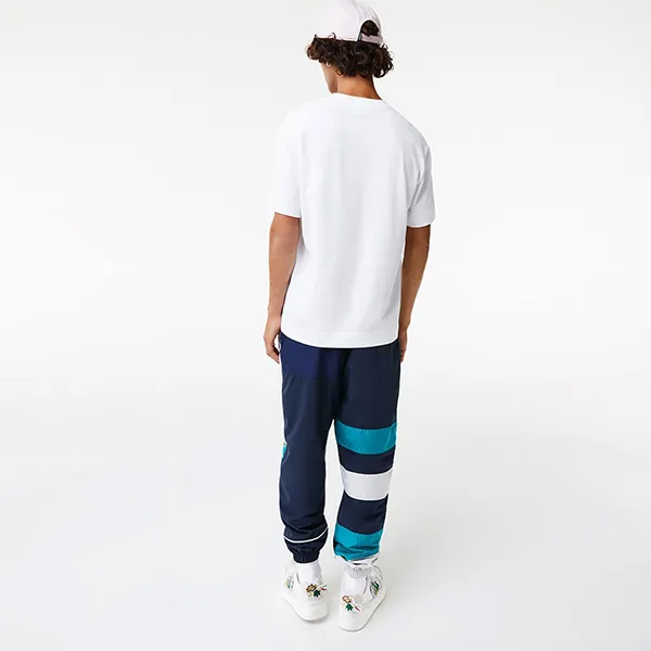 Áo Thun Nam Lacoste Relaxed Fit Oversized Crocodile T-Shirt TH1410 00 001 Màu Trắng Size 2