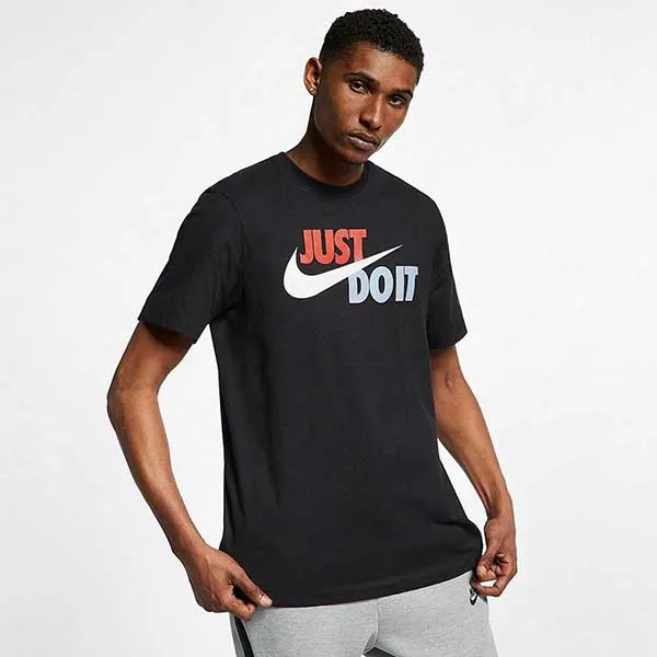 Áo Thun Nam Nike Sportswear Tee Just Do It Swoosh Màu Đen Size L - Thời trang - Vua Hàng Hiệu