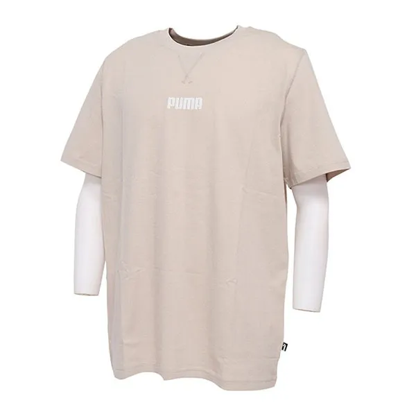 Áo Thun Nam Puma Short Sleeve Tshirt Modern Basics Beige 847407 Màu Be