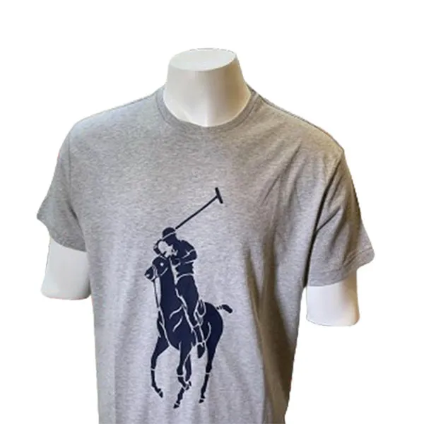 Áo Thun Nam Ralph Lauren 710866982012 GB02 Màu Xám Size L - Thời trang - Vua Hàng Hiệu