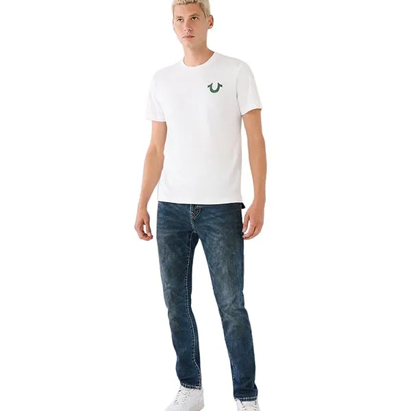 Áo Thun Nam True Religion Logo Xanh Lá Tshirt 107996 - TB01 Màu Trắng Size XS - Thời trang - Vua Hàng Hiệu