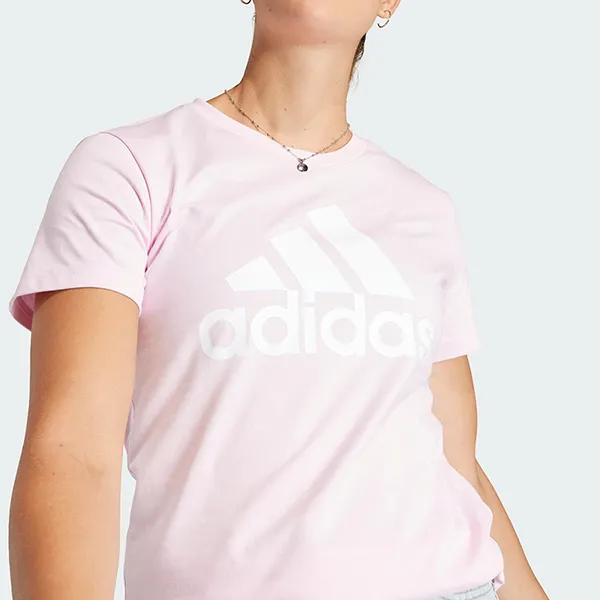 Áo Thun Nữ Adidas Women's Essentials Logo Tee T-Shirt GL0726 Màu Hồng Size XS - 4