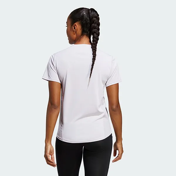 Áo Thun Nữ Adidas Women's Own The Run T-Shirt IC5192 Màu Trắng Xám Size L