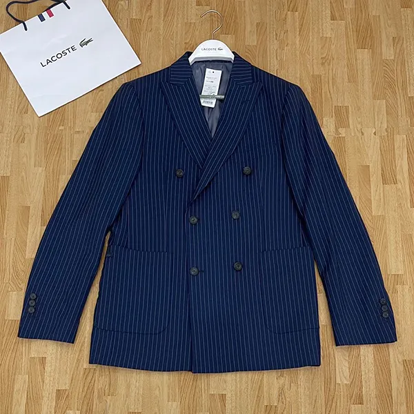 Áo Vest Nam Lacoste Wool Blazer Màu Xanh Navy Size 48 - Thời trang - Vua Hàng Hiệu
