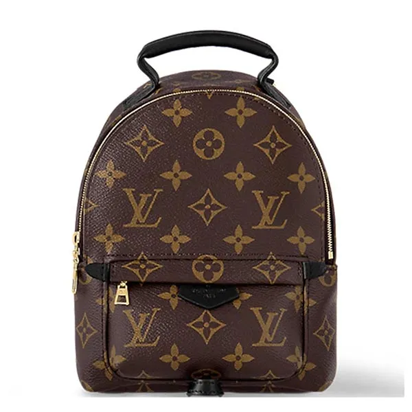 Balo Nữ Louis Vuitton LV Palm Springs Mini M44873 Màu Nâu Đen - Túi xách - Vua Hàng Hiệu