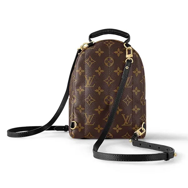 Balo Nữ Louis Vuitton LV Palm Springs Mini M44873 Màu Nâu Đen - Túi xách - Vua Hàng Hiệu