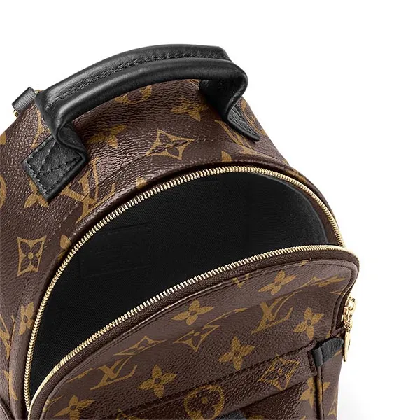 Balo Nữ Louis Vuitton LV Palm Springs Mini M44873 Màu Nâu Đen - Túi xách - Vua Hàng Hiệu