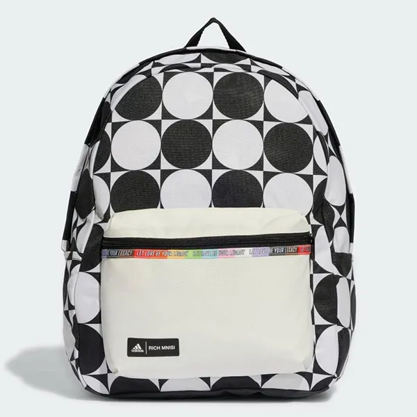 Balo Adidas Classic Pride Love Unites IJ5437 Màu Đen Trắng - Túi xách - Vua Hàng Hiệu