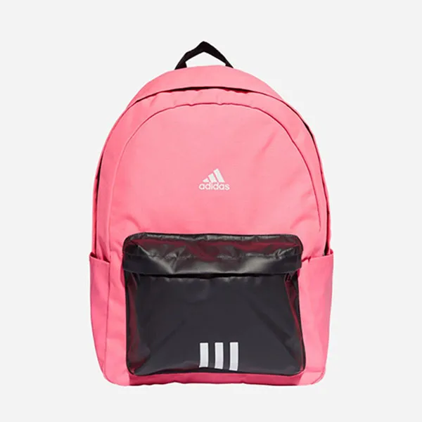 Balo Nữ Adidas Badge Of Sport Classic 3-Stripes Backpack Pink IK5723 Màu Hồng Đen