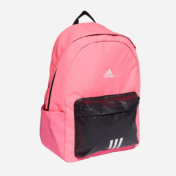 Balo Nữ Adidas Badge Of Sport Classic 3-Stripes Backpack Pink IK5723 Màu Hồng Đen