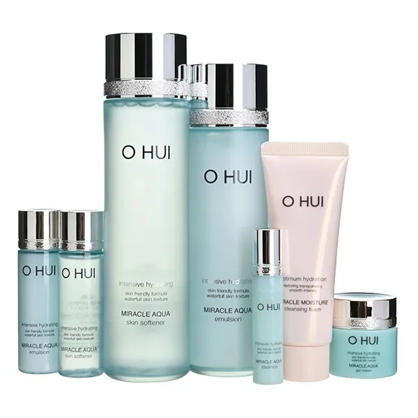 Bộ Dưỡng Da Ohui Xanh Cấp Nước Dành Cho Da Dầu Miracle Aqua Special Set 7 Món - Mỹ phẩm - Vua Hàng Hiệu