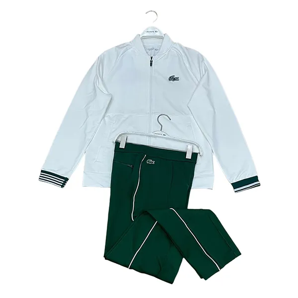 Bộ Quần Áo Nỉ Nam Lacoste Sport Technical Zip Men's Sport Technical Zip Màu Trắng - Xanh - Thời trang - Vua Hàng Hiệu