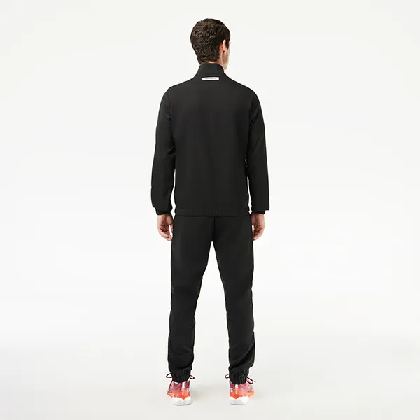 Bộ Thể Thao Lacoste Stretch Fabric Tennis Tracksuit WH1796 LIR Màu Đen Size 3
