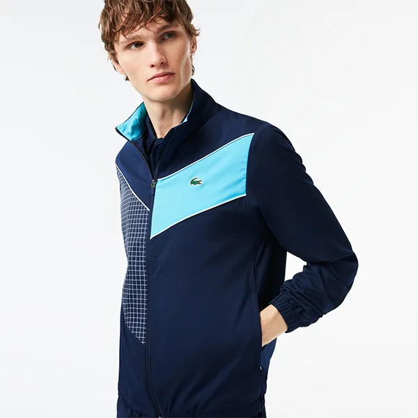 Bộ Thể Thao Lacoste Stretch Fabric Tennis Tracksuit WH1796 RIG Màu Xanh Navy Size 3 - Thời trang - Vua Hàng Hiệu