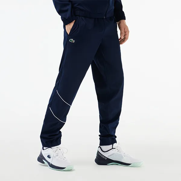 Bộ Thể Thao Lacoste Stretch Fabric Tennis Tracksuit WH1796 RIG Màu Xanh Navy Size 3 - Thời trang - Vua Hàng Hiệu