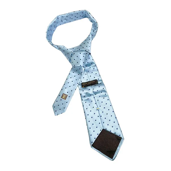 Cà Vạt Nam Louis Vuitton LV Chấm Bi Tie Màu Xanh - Thời trang - Vua Hàng Hiệu