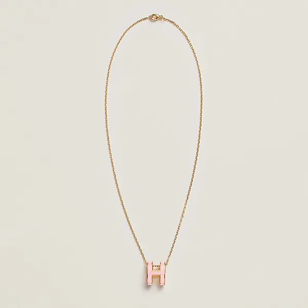 Dây Chuyền Nữ Hermès Pop H Pendant Màu Hồng