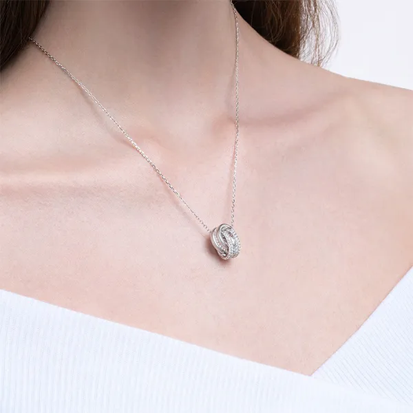 Dây Chuyền Nữ Swarovski Further Pendant 5646724 Màu Bạc - Trang sức - Vua Hàng Hiệu