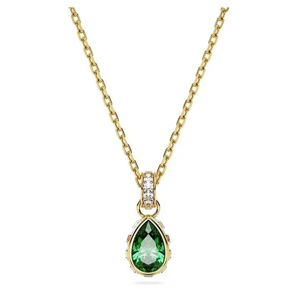 Dây Chuyền Nữ Swarovski Stilla Pendant Pear Cut, Green, Gold-Tone Plated 5648751 Màu Vàng Xanh