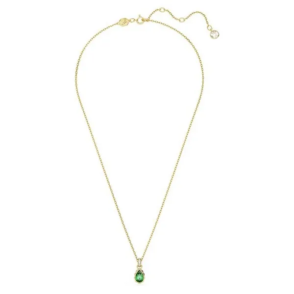 Dây Chuyền Nữ Swarovski Stilla Pendant Pear Cut, Green, Gold-Tone Plated 5648751 Màu Vàng Xanh