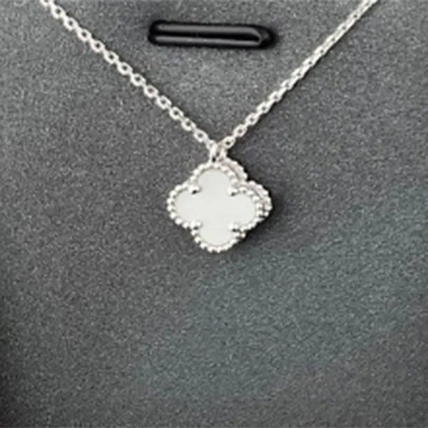 Dây Chuyền Nữ Jewery Luxury Vintage Alhambra Necklace Màu Bạc Size 9mm - Trang sức - Vua Hàng Hiệu