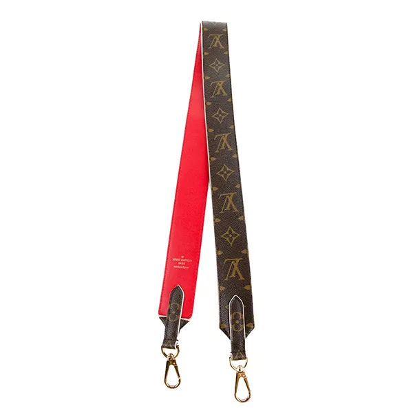Dây Đeo Túi Louis Vuitton LV Monogram Bandoulière Shoulder Strap Màu Nâu Đỏ - Túi xách - Vua Hàng Hiệu