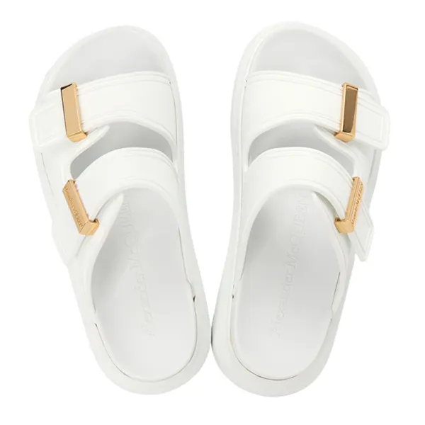 Dép Alexander Mcqueen Oversole Hybrid Slide White 658063-W4Q52-9339 Màu Trắng Size 36 - Dép - Vua Hàng Hiệu