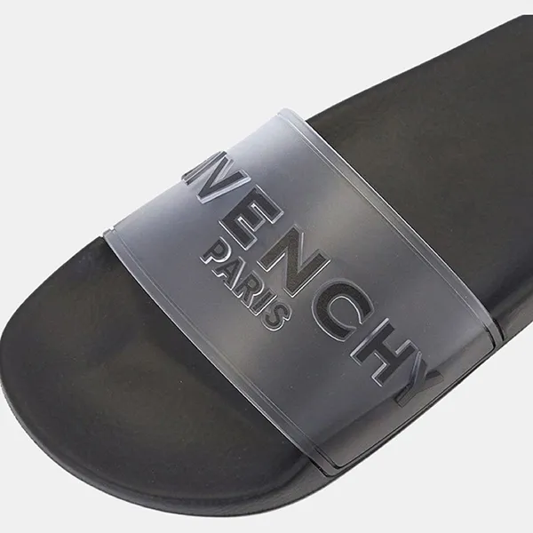 Dép Givenchy Slide Flat Sandals Black BE3004E188 Màu Đen Xám Size 39 - Dép - Vua Hàng Hiệu