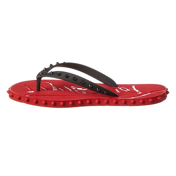 Dép Xỏ Ngón Nam Christian Louboutin Super Loubi Flip Flop 1230963H358 Màu Đỏ Size 40 - Dép - Vua Hàng Hiệu