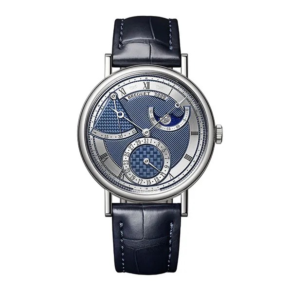 Đồng Hồ Nam Breguet Classique Power Reserve Watch 7137BB/Y5/9VU Màu Xanh Navy
