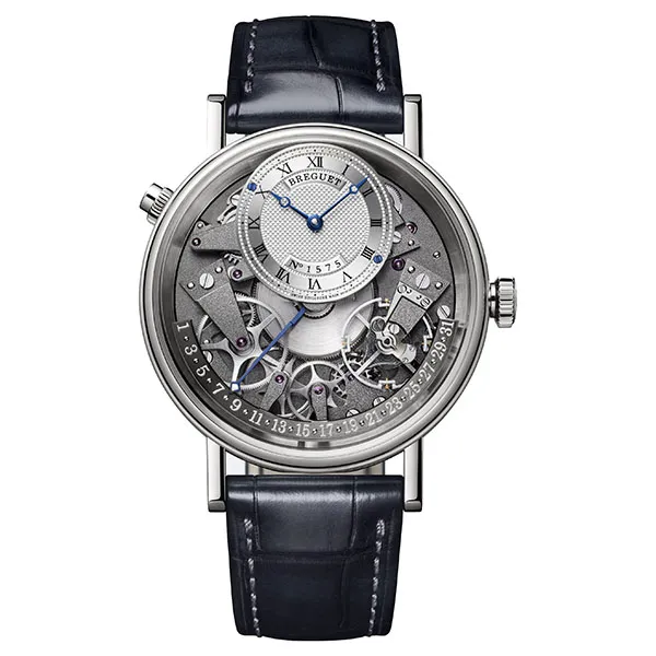 Đồng Hồ Breguet Tradition Automatic Retrograde Date 7597BB/G1/9WU Màu Đen Bạc