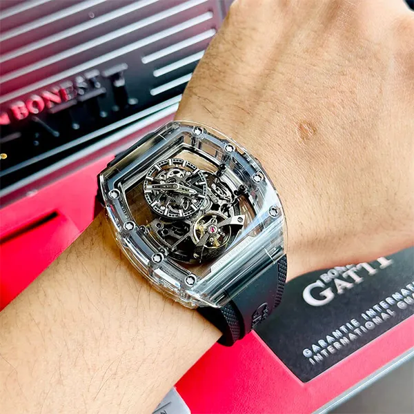 Đồng Hồ Nam Bonest Gatti Sapphire BG9960-A1 Màu Đen - Đồng hồ - Vua Hàng Hiệu