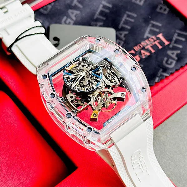 Đồng Hồ Nam Bonest Gatti Sapphire BG9960-A2 Màu Trắng