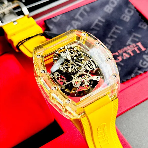 Đồng Hồ Nam Bonest Gatti Sapphire BG9960 A3 Màu Vàng