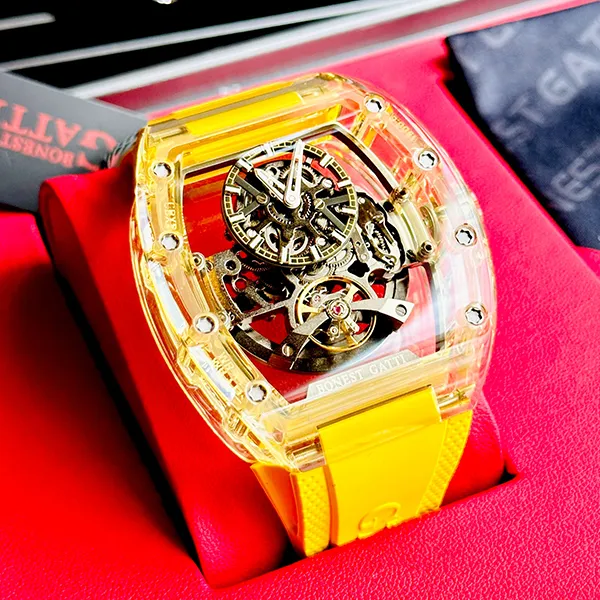 Đồng Hồ Nam Bonest Gatti Sapphire BG9960 A3 Màu Vàng