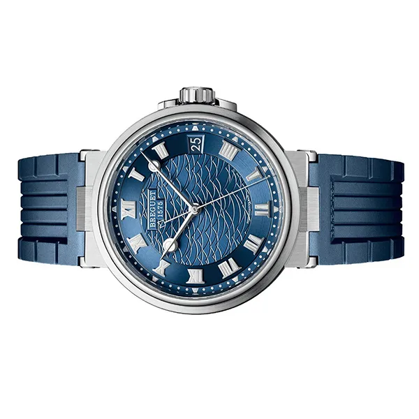 Đồng Hồ Nam Breguet Marine 5517BB/Y2/5ZU Màu Xanh Bạc