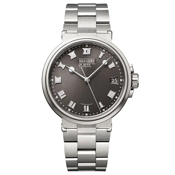 Đồng Hồ Nam Breguet Marine 5517TI/G2/TZ0 Titanium Màu Xám Bạc