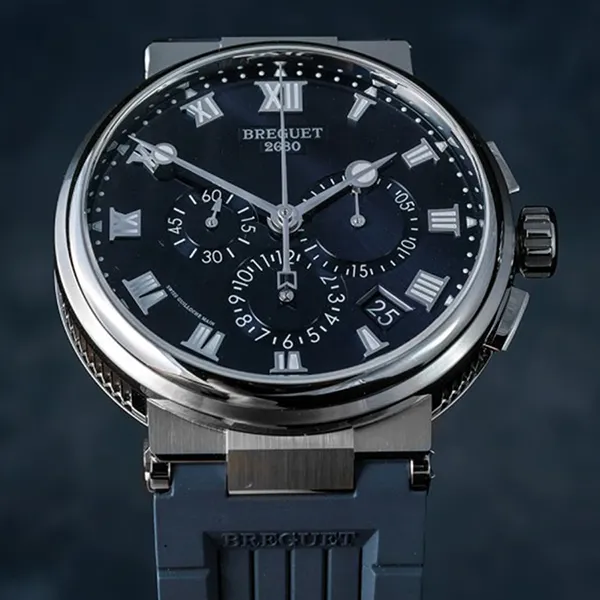 Đồng Hồ Nam Breguet Marine 5527BB/Y2/5WV Màu Xanh Lam