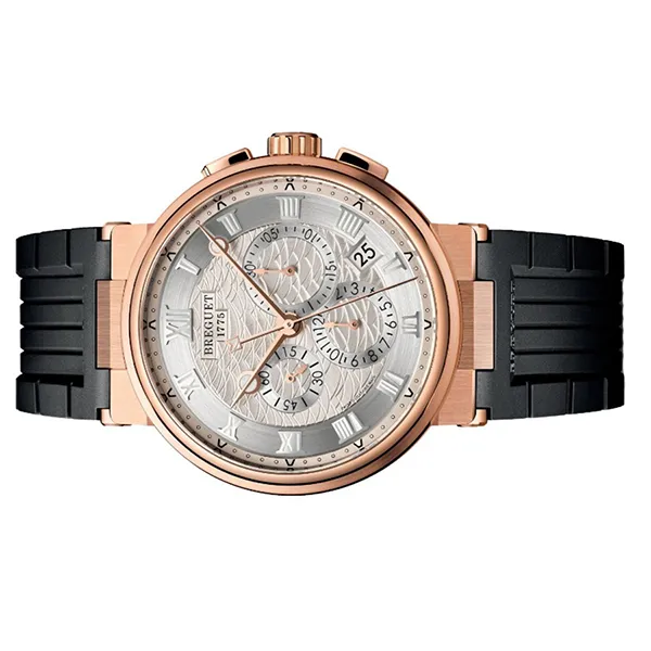 Đồng Hồ Nam Breguet Marine 5527BR/12/5WV – 18k Rose Gold Màu Đen/Vàng Hồng