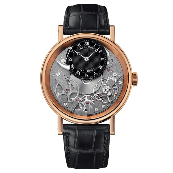 Đồng Hồ Nam Breguet Tradition Manual Wind 40mm 7057BR/G9/9W6 Màu Đen Vàng