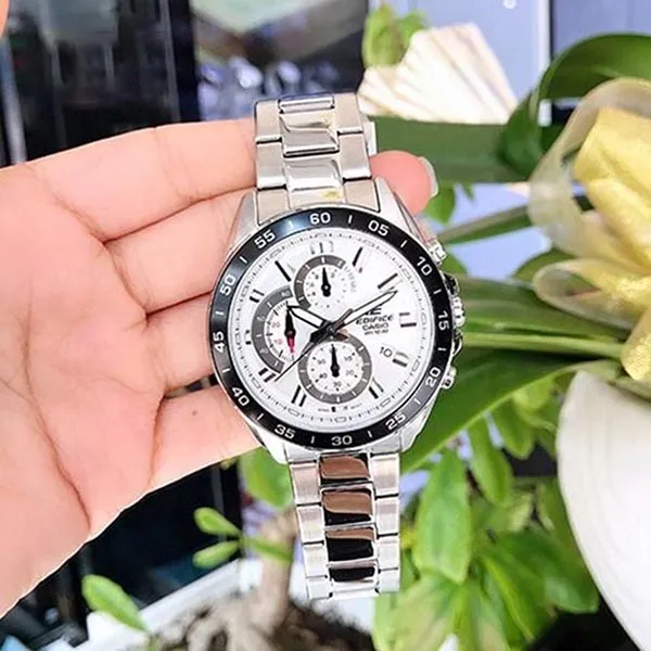 Đồng Hồ Nam Casio Edifice Quartz FV-550D-7A Màu Bạc - Đồng hồ - Vua Hàng Hiệu