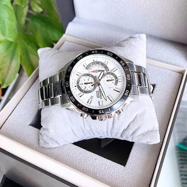 Đồng Hồ Nam Casio Edifice Quartz FV-550D-7A Màu Bạc - Đồng hồ - Vua Hàng Hiệu